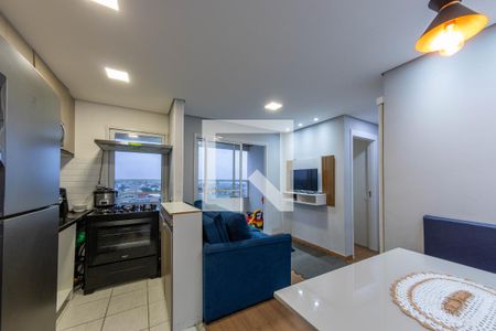 Sala/Cozinha de apartamento à venda com 2 quartos, 45m² em Jardim Adutora, São Paulo