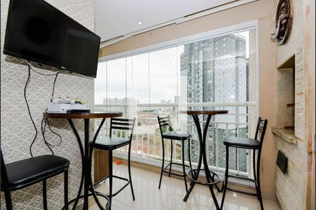 Varanda da Sala de apartamento à venda com 3 quartos, 82m² em Gopoúva, Guarulhos