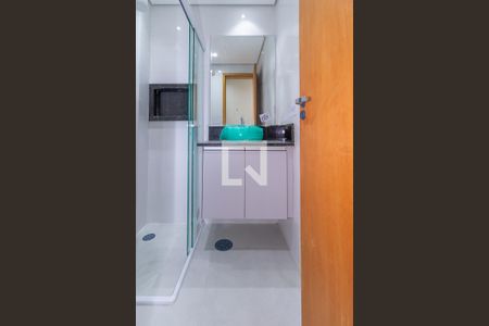 Banheiro de apartamento para alugar com 1 quarto, 26m² em Vila Prudente, São Paulo