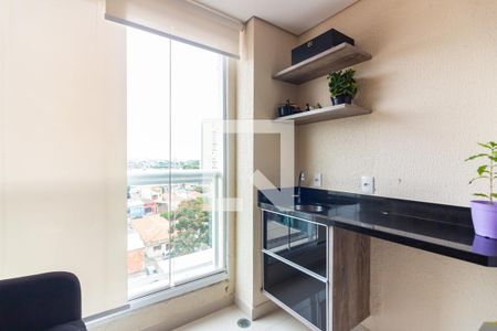 Varanda  de apartamento à venda com 2 quartos, 55m² em Presidente Altino, Osasco