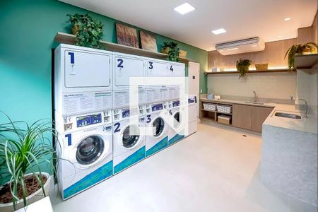 Studio à venda com 31m², 1 quarto e sem vagaLavanderia
