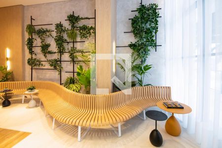 Studio à venda com 31m², 1 quarto e sem vagaHall