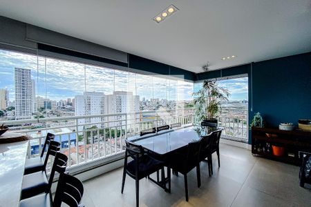 Varanda da Sala de apartamento à venda com 3 quartos, 101m² em Vila Prudente, São Paulo