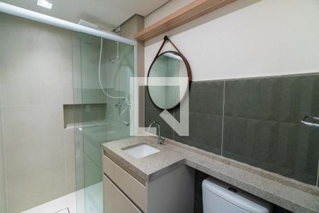 Banheiro de kitnet/studio à venda com 1 quarto, 35m² em Vila Clementino, São Paulo