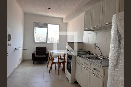 Sala/Cozinha de apartamento para alugar com 2 quartos, 35m² em Barra Funda, São Paulo