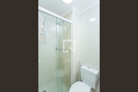 Banheiro suite de apartamento para alugar com 3 quartos, 61m² em Parque Maria Domitila, São Paulo