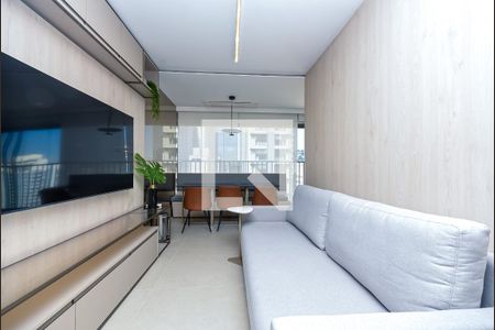 Sala de kitnet/studio para alugar com 1 quarto, 44m² em Paraíso, São Paulo