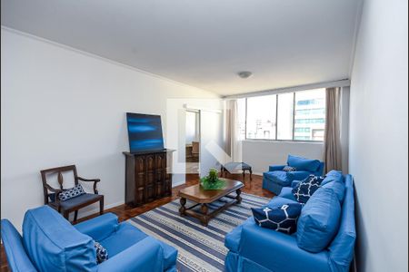 Apartamento para alugar com 140m², 3 quartos e 1 vaga Apartamento para alugar com 140m², 3 quartos e 1 vagaSala