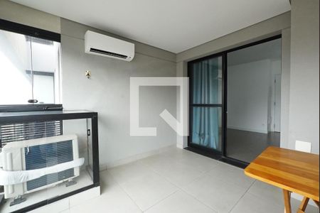 Varanda do Studio de kitnet/studio para alugar com 1 quarto, 33m² em Vila Mariana, São Paulo