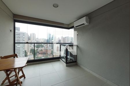 Varanda do Studio de kitnet/studio para alugar com 1 quarto, 33m² em Vila Mariana, São Paulo