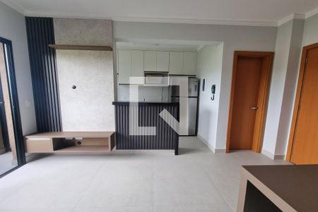 Sala de apartamento para alugar com 1 quarto, 46m² em Jardim Recreio , Ribeirão Preto