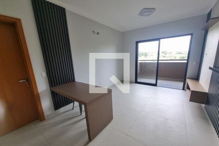 Sala de apartamento para alugar com 1 quarto, 46m² em Jardim Recreio , Ribeirão Preto