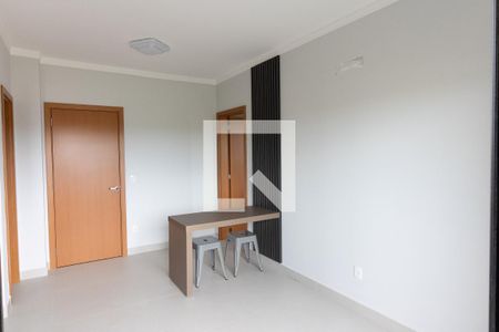 Sala de apartamento para alugar com 1 quarto, 46m² em Jardim Recreio, Ribeirão Preto