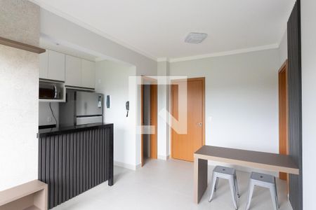 Sala de apartamento para alugar com 1 quarto, 46m² em Jardim Recreio, Ribeirão Preto