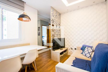 Sala de apartamento à venda com 2 quartos, 86m² em Vila Gilda, Santo André