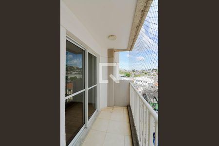 Varanda da Sala de apartamento para alugar com 2 quartos, 47m² em Vila Galvão, Guarulhos