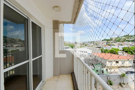 Varanda da Sala de apartamento para alugar com 2 quartos, 47m² em Vila Galvão, Guarulhos
