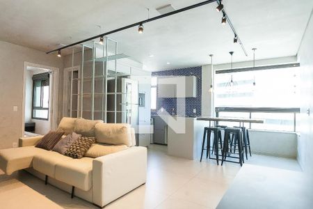 sala de apartamento à venda com 1 quarto, 56m² em Vila da Serra, Nova Lima