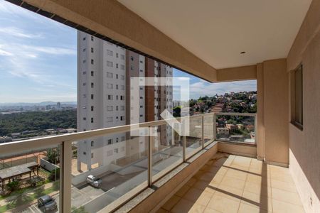 Varanda da Sala de apartamento à venda com 3 quartos, 107m² em Ouro Preto, Belo Horizonte