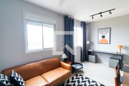 Sala de apartamento à venda com 1 quarto, 34m² em Vila Paulista, São Paulo