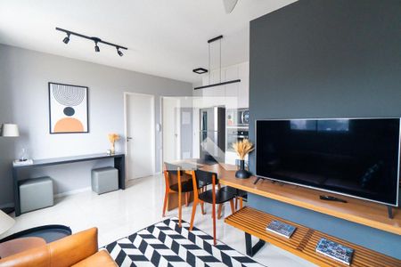 Sala de apartamento para alugar com 1 quarto, 34m² em Vila Paulista, São Paulo