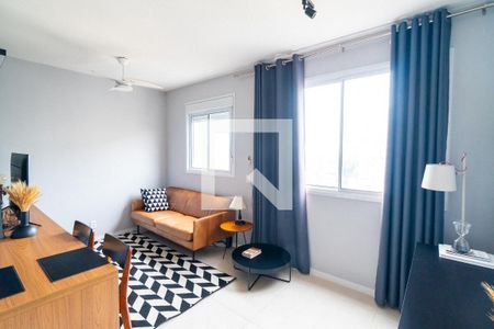Sala de apartamento à venda com 1 quarto, 34m² em Vila Paulista, São Paulo