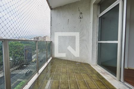 Sala Varanda de apartamento para alugar com 1 quarto, 54m² em  Engenho Novo, Rio de Janeiro