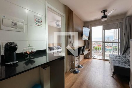 Sala de apartamento para alugar com 1 quarto, 30m² em Bom Retiro, São Paulo