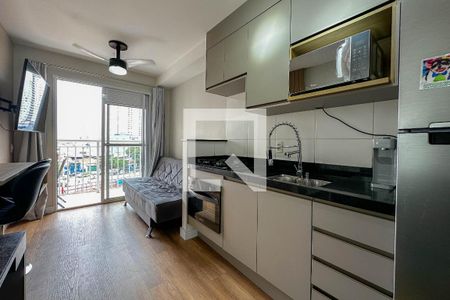 Sala de apartamento para alugar com 1 quarto, 30m² em Bom Retiro, São Paulo