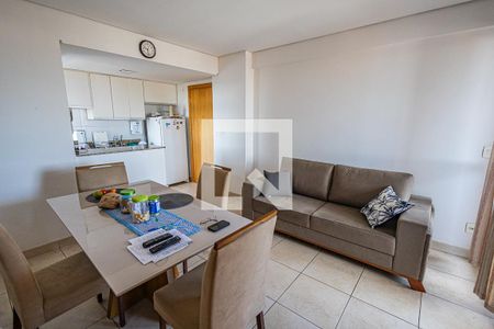 Sala de apartamento à venda com 2 quartos, 62m² em Santa Branca, Belo Horizonte
