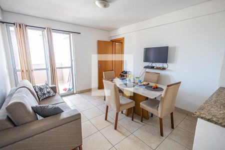 Sala de apartamento à venda com 2 quartos, 62m² em Santa Branca, Belo Horizonte