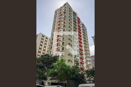 Apartamento para alugar com 36m², 1 quarto e 1 vaga Apartamento para alugar com 36m², 1 quarto e 1 vagaFachada