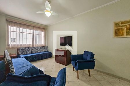 Sala  de apartamento para alugar com 2 quartos, 67m² em Pitangueiras, Guarujá