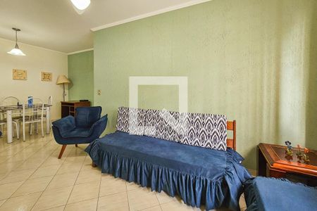 Sala  de apartamento para alugar com 2 quartos, 67m² em Pitangueiras, Guarujá