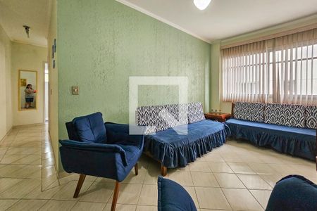 Sala  de apartamento para alugar com 2 quartos, 67m² em Pitangueiras, Guarujá