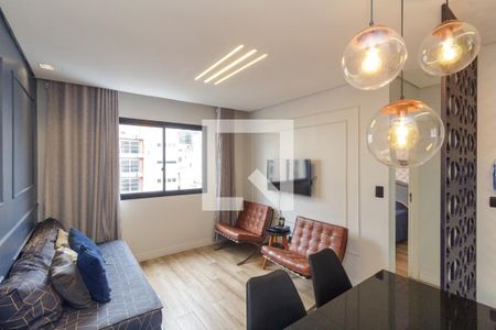 Sala de apartamento para alugar com 1 quarto, 47m² em Vila Buarque, São Paulo