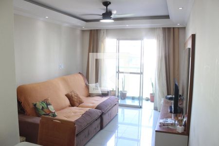 Sala de apartamento para alugar com 3 quartos, 106m² em Vila Valença, São Vicente