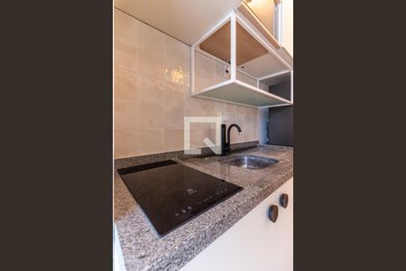 Cozinha - Cooktop de kitnet/studio para alugar com 1 quarto, 25m² em Vila Buarque, São Paulo