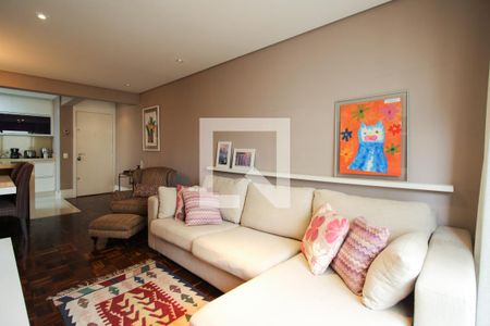 Sala de apartamento para alugar com 2 quartos, 100m² em Indianópolis, São Paulo