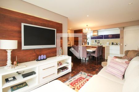 Sala de apartamento para alugar com 2 quartos, 100m² em Indianópolis, São Paulo