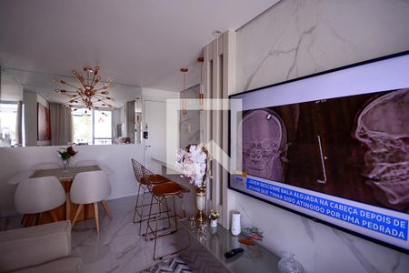 Sala  de apartamento à venda com 2 quartos, 58m² em Vila das Merces, São Paulo