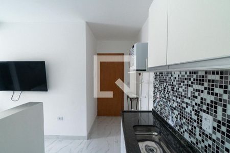 Cozinha e Área de Serviço de kitnet/studio à venda com 1 quarto, 32m² em Jardim Oriental, São Paulo