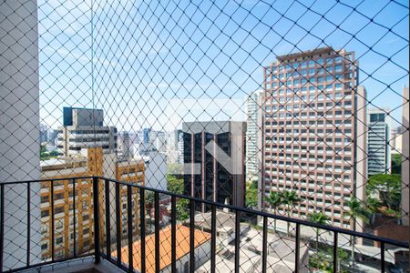Varanda da Sala de apartamento à venda com 1 quarto, 42m² em Bela Vista, São Paulo