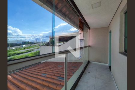 Varanda quarto 1 de casa para alugar com 2 quartos, 95m² em Sapucaias 3, Contagem