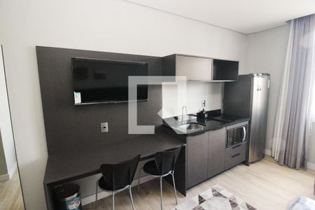 Cozinha de kitnet/studio para alugar com 1 quarto, 22m² em Centro Histórico, Porto Alegre