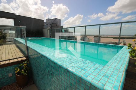 Área comum - Piscina de kitnet/studio para alugar com 1 quarto, 22m² em Centro Histórico, Porto Alegre
