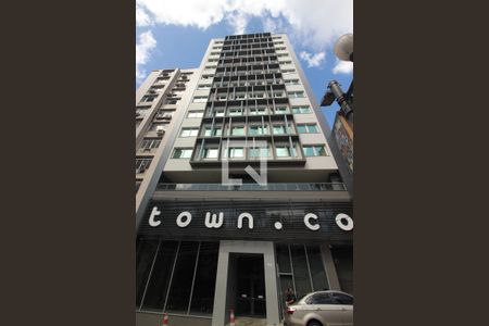 Fachada do Prédio de kitnet/studio para alugar com 1 quarto, 22m² em Centro Histórico, Porto Alegre