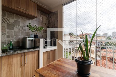 Varanda da Sala de apartamento à venda com 3 quartos, 76m² em Jardim Bontempo, Taboão da Serra