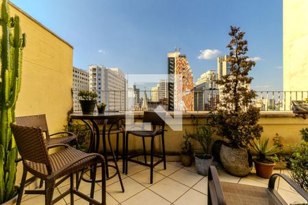 Varanda de apartamento para alugar com 1 quarto, 63m² em República, São Paulo
