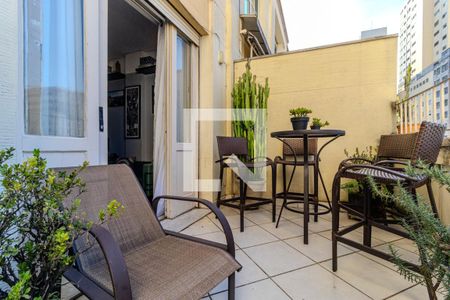 Apartamento à venda com 63m², 1 quarto e sem vagaVaranda